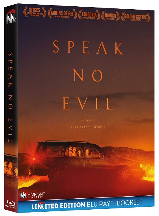Cover for Speak No Evil (Blu-ray+booklet · Speak No Evil (Blu-Ray+Booklet) (Blu-ray) (2023)
