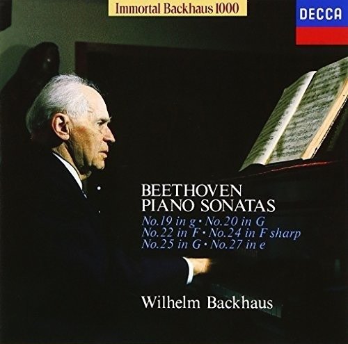 Beethoven: Piano Sonatas 19 & 20 - Wilhelm Bachhaus - Muziek - DECCA - 4988005359346 - 13 november 2015