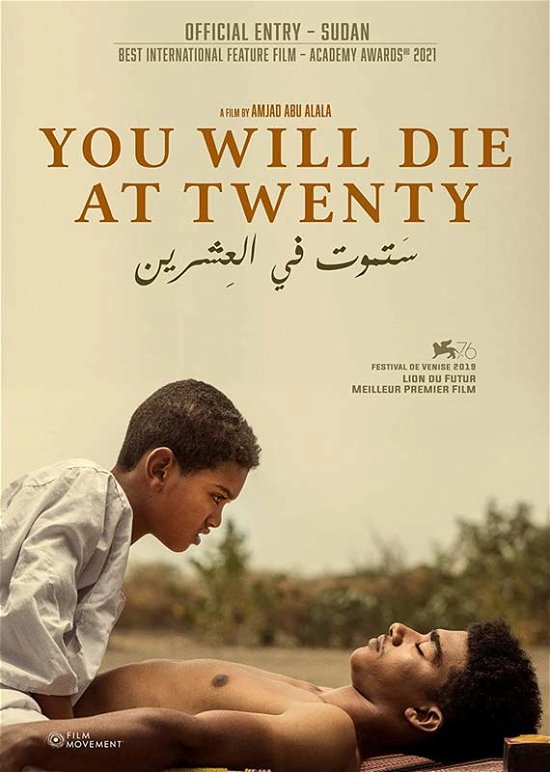 Cover for You Will Die at Twenty (DVD) (2022)