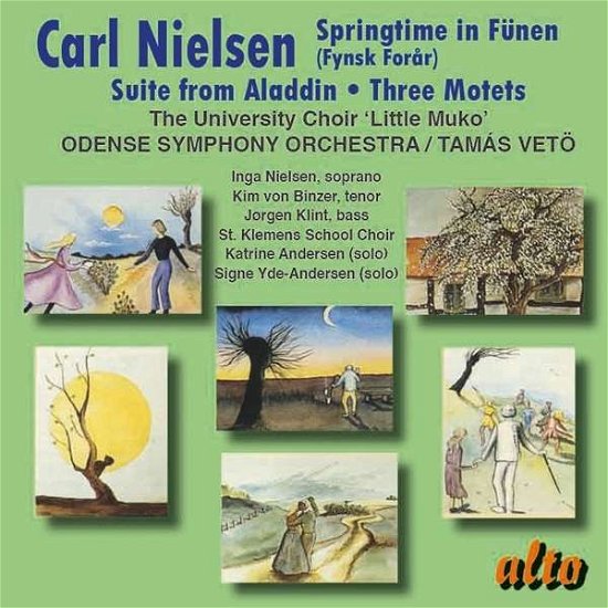 Nielsen: Springtime In Funen / Aladdin Suite / Three Motets - Odense Orchestra / Tamas Veto Etc - Música - ALTO CLASSICS - 5055354413346 - 1 de mayo de 2016
