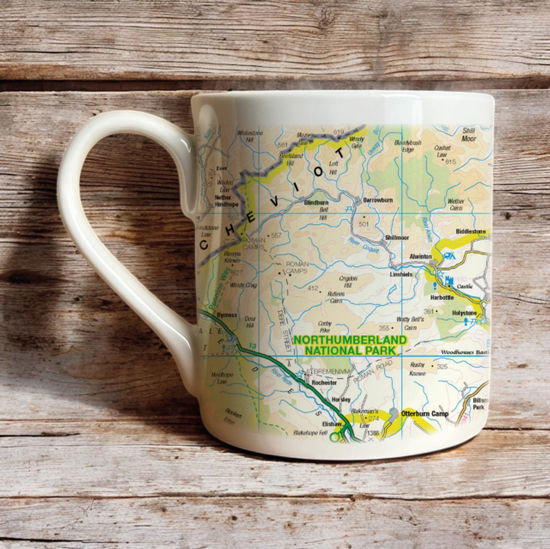 Cover for OS Map Bone China Mug - Northumberland National Park (MERCH) (2025)