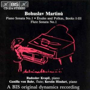 Piano Sonata 1 - Martinu / Kvapil / Bahr - Musik - BIS - 7318590002346 - 22. September 1994