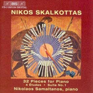 Cover for Skalkottas / Samaltanos · 32 Pieces for Piano / 4 Etudes (CD) (2001)