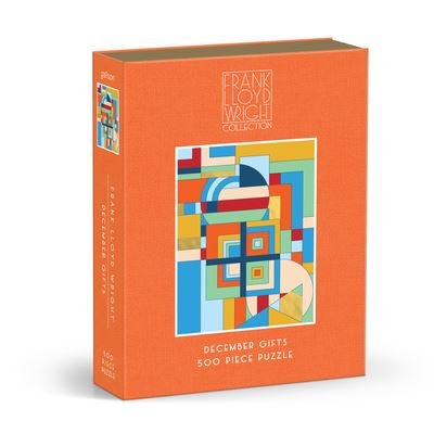 Cover for Galison · Frank Lloyd Wright December Gifts 500 Piece Book Puzzle (GAME) (2024)