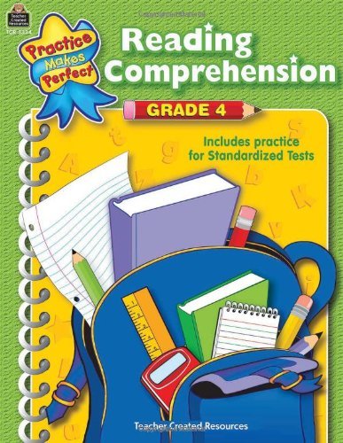 Cover for Teacher Created Resources Staff · Reading Comprehension Grade 4 (Paperback Book) (2002)