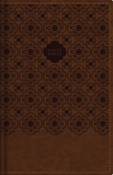 Cover for Rvr 1960- Reina Valera 1960 · Rvr60 Santa Biblia, Letra Grande, Tamano Compacto, Leathersoft, Cafe, Edicion Letra Roja, Con Indice Y Cierre (Skinnbok) (2020)