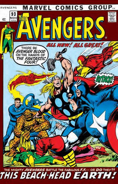 Cover for Roy Thomas · The Avengers Omnibus Vol. 4 (Gebundenes Buch) (2019)