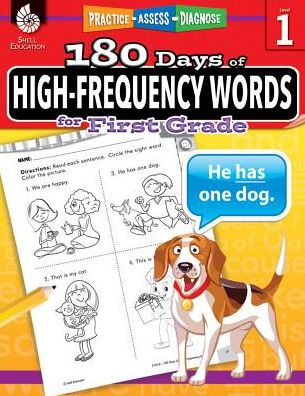 Cover for Jodene Smith · 180 Days™: High-Frequency Words for First Grade: Practice, Assess, Diagnose - 180 Days of Practice (Pocketbok) [Teacher's edition] (2016)