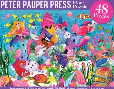 Cover for Inc Peter Pauper Press · Mermaid Adventure Kids' Floor Puzzle (N/A) (2020)