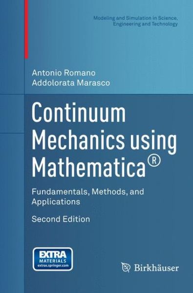 Cover for Romano · Continuum Mechanics using Mathematica (Bok) [Softcover reprint of the original 2nd ed. 2014 edition] (2017)