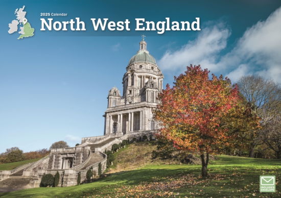 Cover for Carousel Calendars · North West England A4 Calendar 2025 (Paperback Book) (2024)