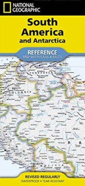 National Geographic South America and Antarctica Map (Folded with Flags and Facts) - National Geographic Reference Map - National Geographic Maps - Books - National Geographic Maps - 9781566959346 - May 1, 2024