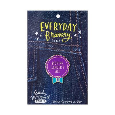 Cover for Em &amp; Friends · Em &amp; Friends Kicking Cancer's Ass Everyday Bravery Pins (MERCH) (2019)