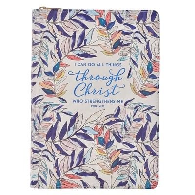 Cover for Christian Art Gifts Inc · Journal All Things Through Christ Phil. 4 (Book) (2021)