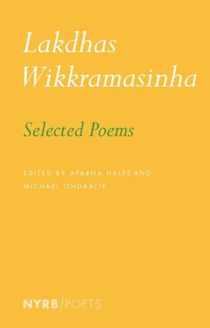 Cover for Lakdhas Wikkramasinha · Selected Poems (Pocketbok) (2023)