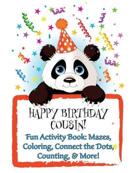 Cover for Florabella Publishing · HAPPY BIRTHDAY COUSIN! Fun Activity Book (Paperback Bog) (2018)