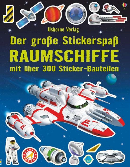Cover for Tudhope · Der große Stickerspaß:Raumschii (Buch)