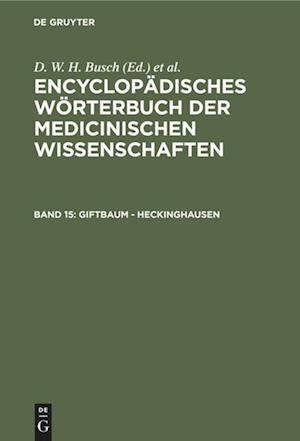 Cover for D. W. H. Busch · Giftbaum - Heckinghausen (Book) (1901)