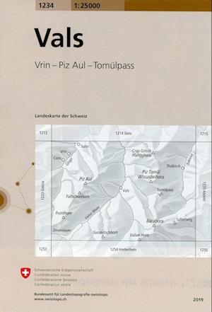 Cover for Switzerland Swisstopo · Vals 2019 (Map) (2021)