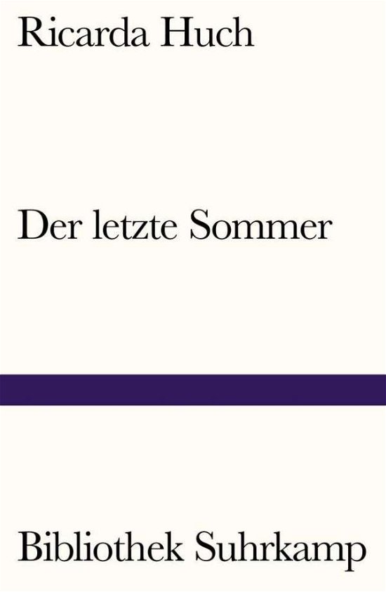 Cover for Huch · Der letzte Sommer (Book)