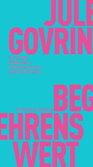 Cover for Jule Govrin · Begehrenswert (Bok) (2023)