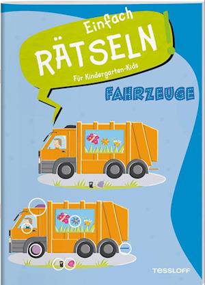 Cover for Ilka Röhling · Einfach Rätseln! Für Kindergarten-Kids. Fahrzeuge (Book) (2025)