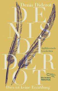 Cover for Diderot · Dies ist keine Erzählung (Bok)