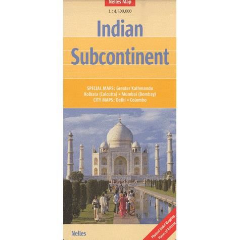 Nelles Map: Indian Subcontinent - Nelles Verlag - Książki - Nelles Verlag - 9783865742346 - 1 grudnia 2012