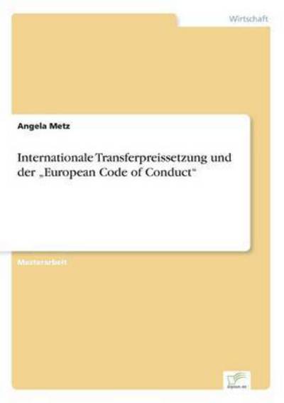 Cover for Metz · Internationale Transferpreissetzun (Bok)