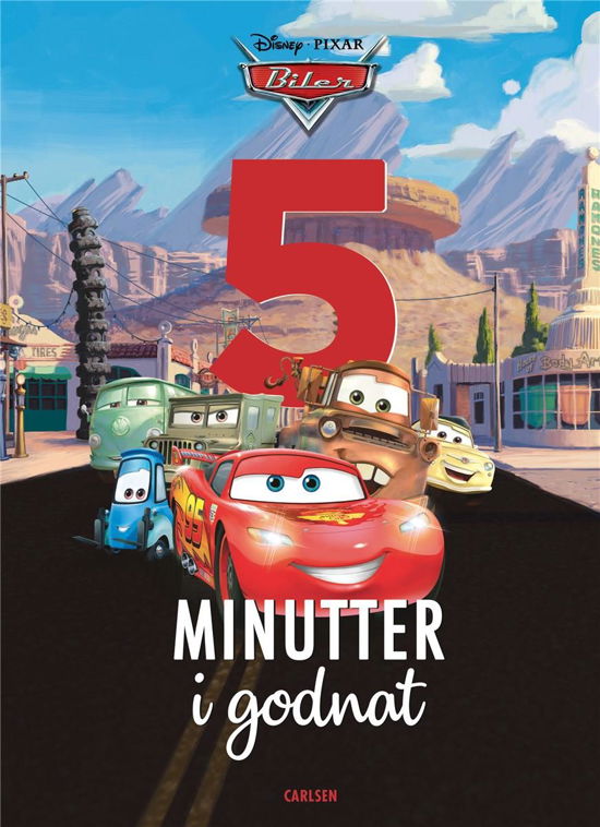 Cover for Disney Pixar · Fem minutter i godnat: Fem minutter i godnat - Biler (Bound Book) [1e uitgave] (2022)