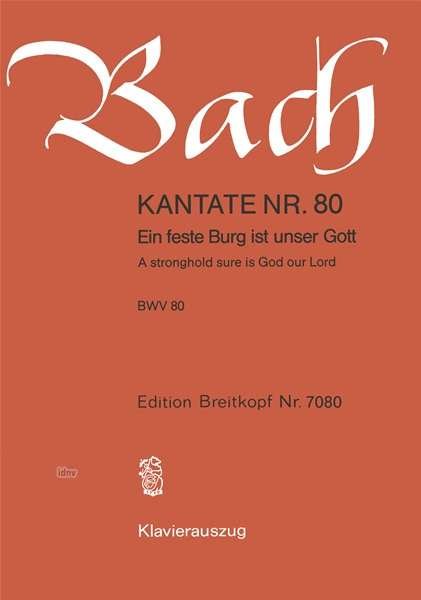 Cover for Johann Sebasti Bach · Cantata Bwv 80 Ein Feste Burg Ist Unser (N/A) (2018)