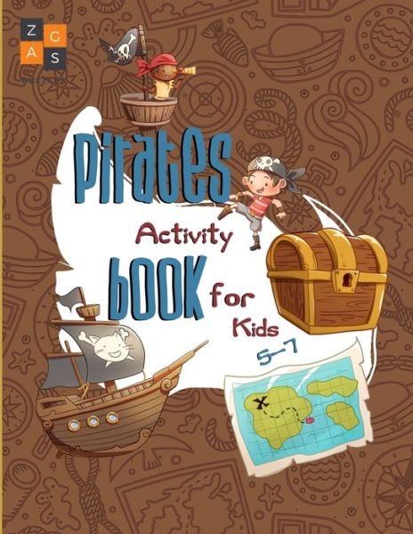 Cover for Zags Puzzles · Pirate activity book for kids 5-7 (Taschenbuch) (2020)