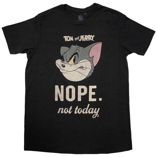 Cover for Tom &amp; Jerry · Tom &amp; Jerry Unisex T-Shirt: Not Today (Black) (T-shirt)