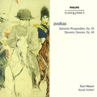 Cover for Dvorak · Slavonic Rhapsodies 1-3 (CD) (1990)