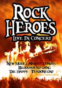 Cover for Rock Heroes Live in Concert / Var · Rock Heroes Live in Concert (DVD) (2008)
