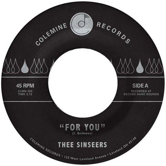 Cover for Thee Sinseers · For You (LP) [Limited edition] (2024)