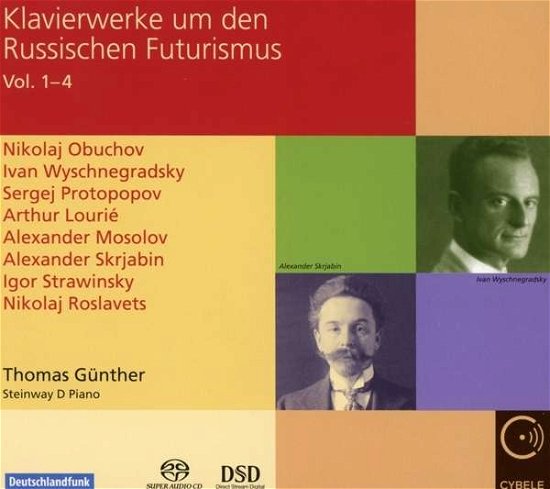 Cover for Thomas Gunther · Piano Works During And After Russian Futurism Vol.1-4 (CD) (2016)
