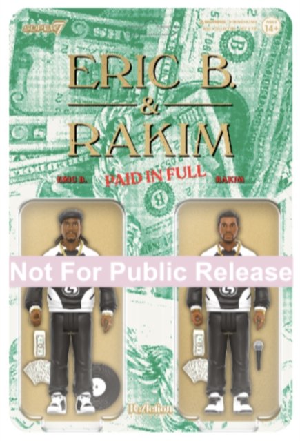 Eric B. & Rakim Paid In Full Reaction Figure 2 Pack - Eric B. & Rakim - Merchandise - SUPER 7 - 0840049821347 - May 4, 2023