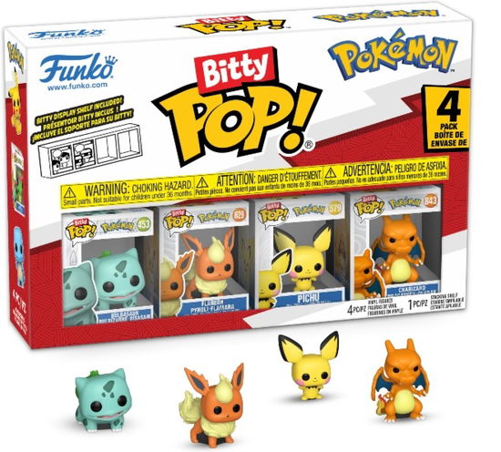 Cover for Bitty Pop Pokemon · Bitty Pop Pokemon Bulbasaur 4 Pack (Funko POP!) (2025)