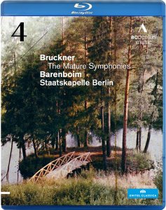 Cover for Bruckner / Barenboim / Staatskapelle Berlin · Bruckner Symphony No 4 Barenboim (Blu-ray) (2013)