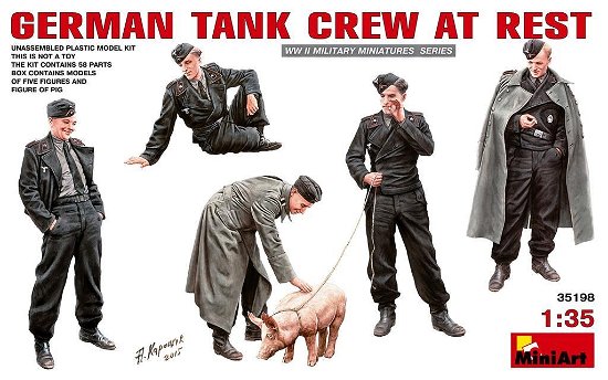 Cover for MiniArt · German Tank Crew At Rest (Leksaker)