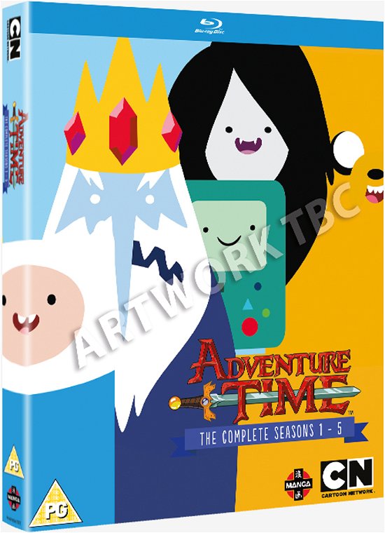 Cover for Adventure Time · Adventure Time Seasons 1 to 5 (Blu-ray) (2019)