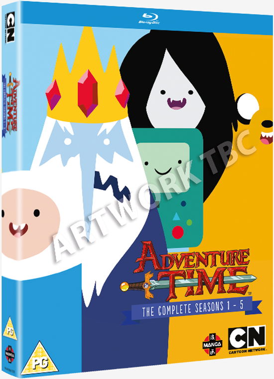 Cover for Adventure Time · Adventure Time Seasons 1 to 5 (Blu-Ray) (2019)