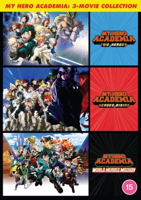 My Hero Academia: 3 Movie Collection - Anime - Film - CRUNCHYROLL - 5022366770347 - February 10, 2023