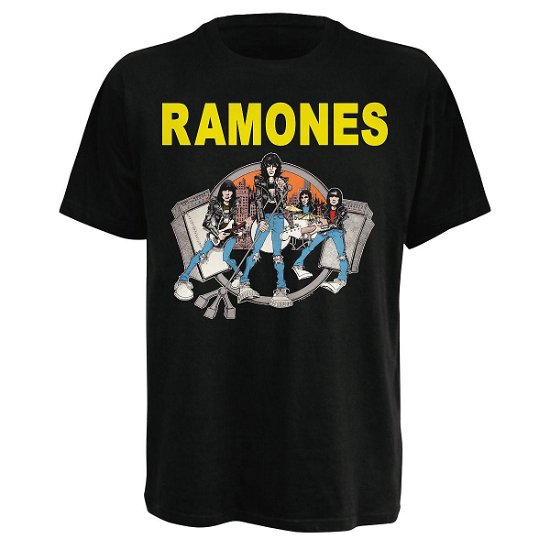 Cover for Ramones · Road to Ruin Black (T-shirt) [size S] (2008)