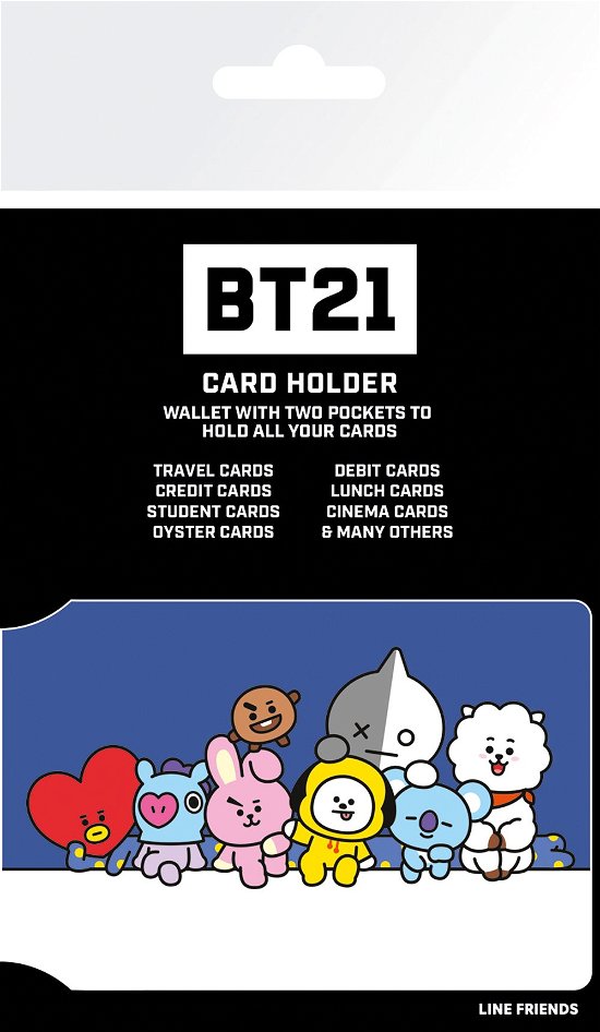Characters Stack - Card Holder - Bt21 - Produtos - BT21 - 5028486423347 - 15 de outubro de 2019
