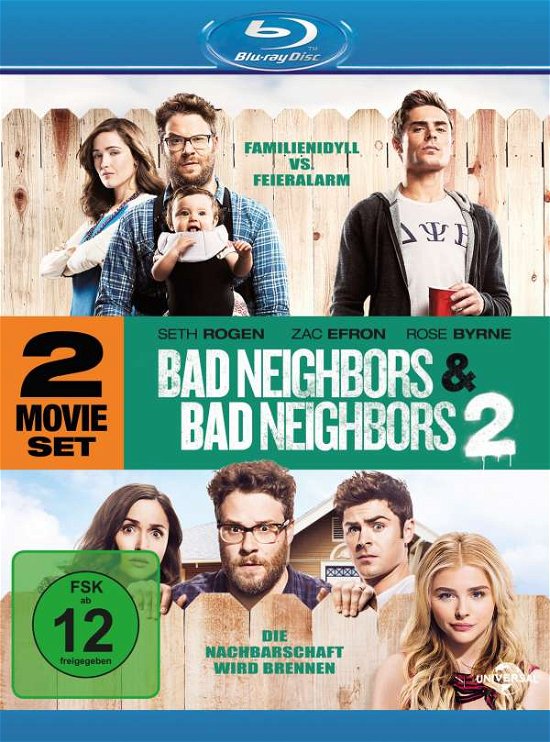 Bad Neighbors 1 & 2 - Seth Rogen,zac Efron,rose Byrne - Movies - UNIVERSAL PICTURE - 5053083116347 - November 8, 2018