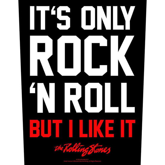 The Rolling Stones Back Patch: It's Only Rock N' Roll - The Rolling Stones - Merchandise - PHM - 5055339794347 - 19 augusti 2019