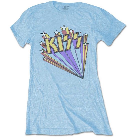 KISS Ladies T-Shirt: Stars - Kiss - Merchandise -  - 5056170642347 - 