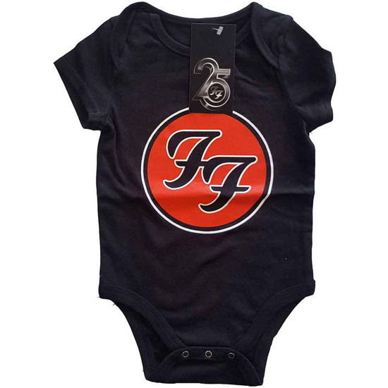Cover for Foo Fighters · Foo Fighters Kids Baby Grow: FF Logo (6-9 Months) (Klær) [size 6-12mths] [Black - Kids edition]